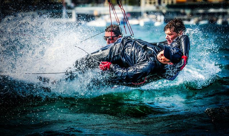 Manly 16ft Skiff Season Short Course Pointscore races 5 & 6 - photo © Michael Chittenden @SailMedia