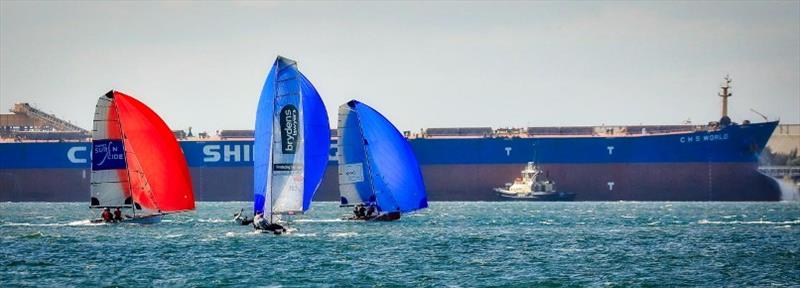 Aussie 13ft and 16ft Skiffs, sending it into the regatta season - NSW 13ft & 16ft Skiff Championships - photo © Michael Chittenden