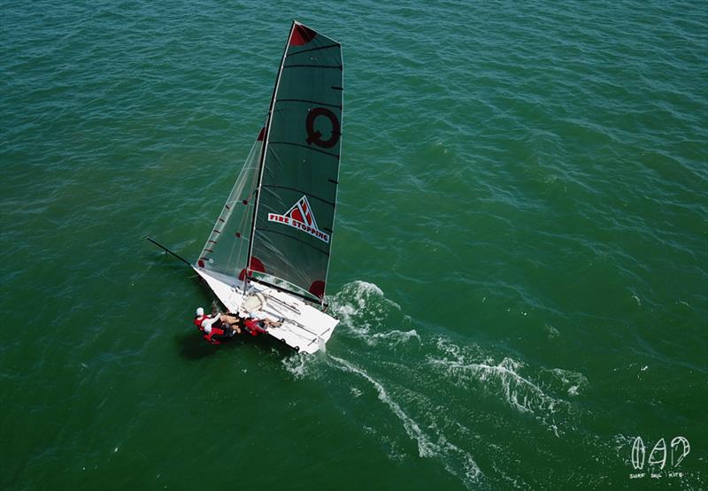 QLD Fire Stopping are still leading the QLD boats - photo © Mitchell Pearson / SurfSailKite