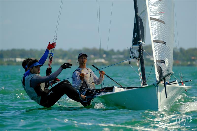 Koreman Composites are sitting near the top after three races - photo © Mitchell Pearson / SurfSailKite