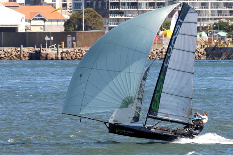 East Coast Marine - 2019 SailFest Newcastle, Day 2 photo copyright Mark Rothfield taken at Newcastle Cruising Yacht Club and featuring the 16ft Skiff class