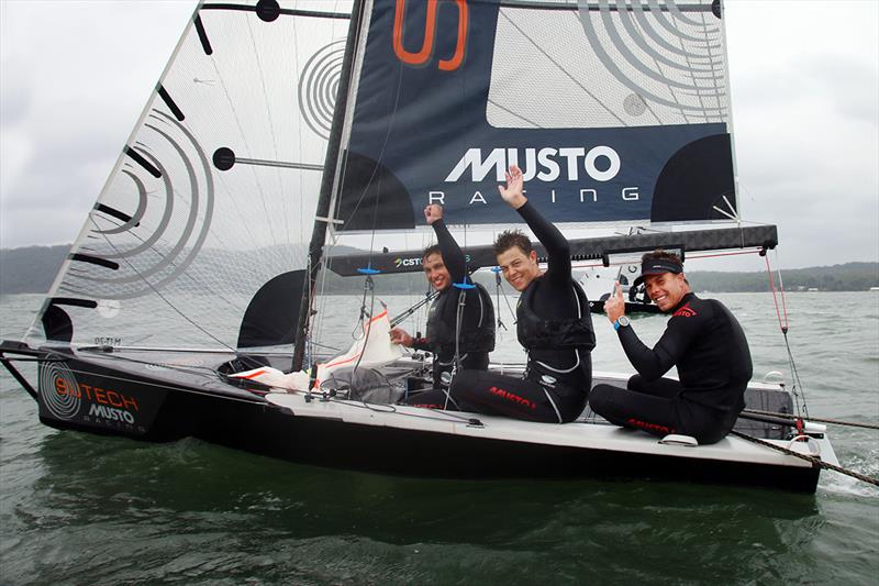 Sutech Musto Racing - 2020 Australian 16ft and 13ft Skiff Championships  photo copyright Mark Rothfield taken at Port Stephens Sailing and Aquatic Club and featuring the 16ft Skiff class