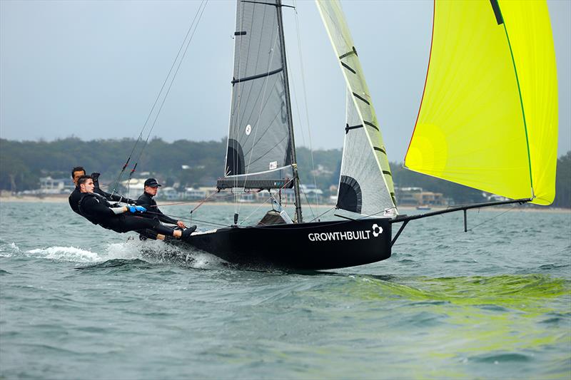 Race 9 Growthbuilt 3rd across line and overall - 2020 Australian 16ft and 13ft Skiff Championships  - photo © Mark Rothfield