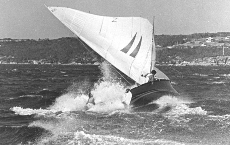 'Friday' in the Manly 16ft Skiff Club Regatta - 3 Oct 1971 - photo © Mike Fletcher