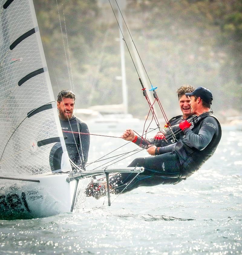 Manly 16ft Skiff Clubs Championship day 1 photo copyright Michael Chittenden taken at Manly 16ft Skiff Sailing Club and featuring the 16ft Skiff class