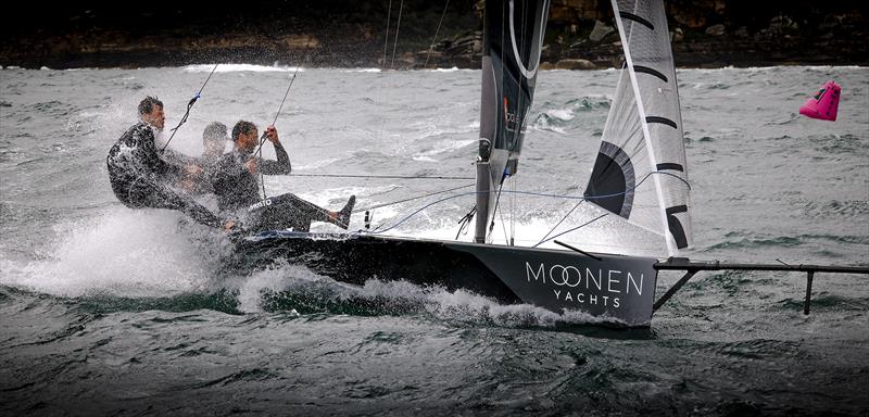 Moonen Yachts - 16ft Skiff Winter Series 2021 - Sydney Australia photo copyright Michael Chittenden @SailMedia taken at Manly 16ft Skiff Sailing Club and featuring the 16ft Skiff class