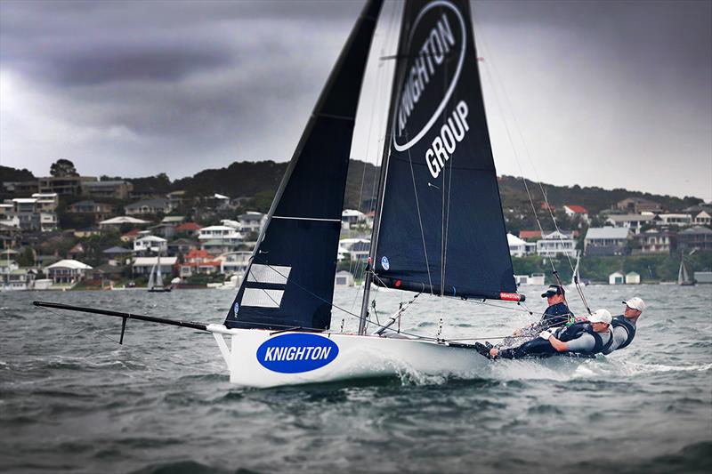 Knighton  - Red Pumps Australian Skiff Championships photo copyright Mark Rothfield taken at Belmont 16ft Sailing Club and featuring the 16ft Skiff class