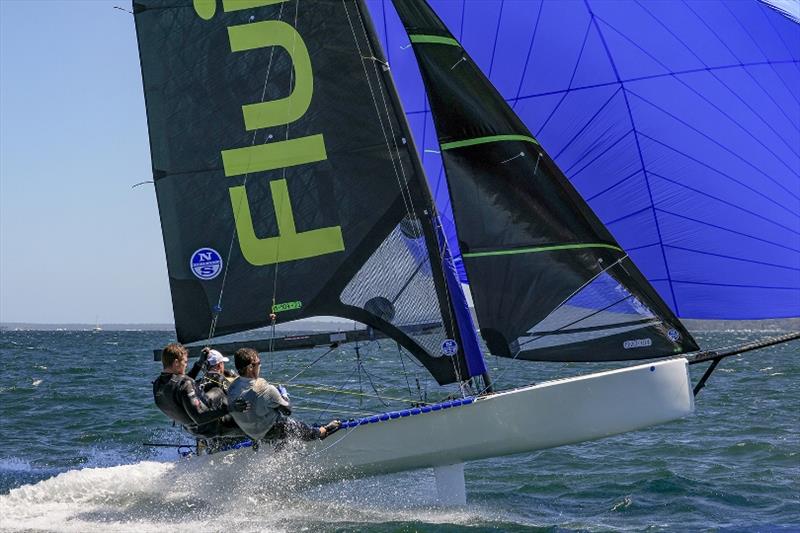 Fluid - Red Pumps 16ft Skiff Australian Championships 2021-22, Day 1 - photo © Michael Chittenden