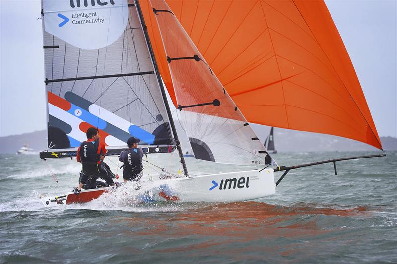 IMEI photo copyright Mark Rothfield taken at Belmont 16ft Sailing Club and featuring the 16ft Skiff class