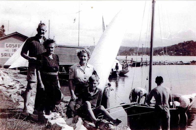 The old clubhouse prior to 1966 - photo © Gosford Sailing Club