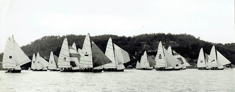 16ft Skiff racing in the Easter Regatta photo copyright Gosford Sailing Club taken at Gosford Sailing Club and featuring the 16ft Skiff class