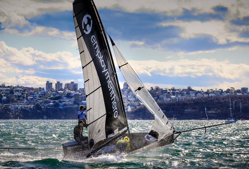 16ft Skiff - Opening Heat of Manly's 2022/23 Club Championship  photo copyright Michael Chittenden taken at Manly 16ft Skiff Sailing Club and featuring the 16ft Skiff class