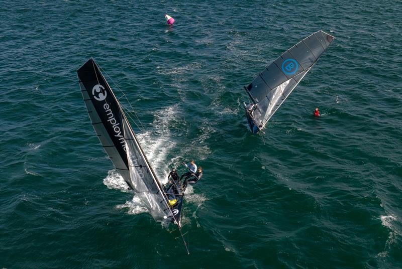 16ft Skiff - Opening Heat of Manly's 2022/23 Club Championship - photo © Michael Chittenden