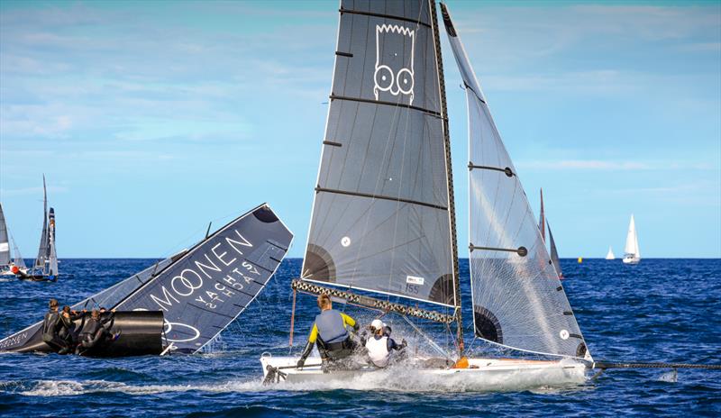 16ft Skiff - Opening Heat of Manly's 2022/23 Club Championship - photo © Michael Chittenden