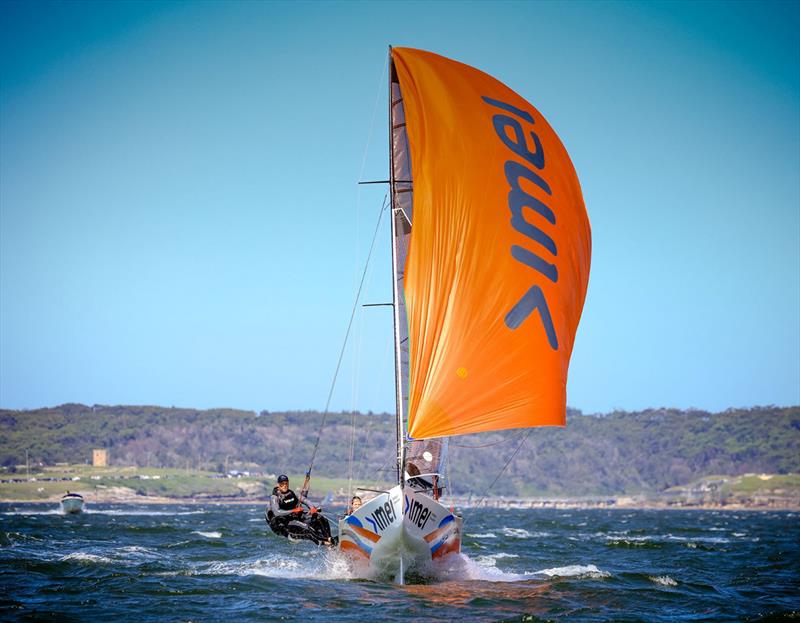 Sarah Lee Imei Steady - 113th Botany Bay Championships photo copyright SailMedia taken at Manly 16ft Skiff Sailing Club and featuring the 16ft Skiff class