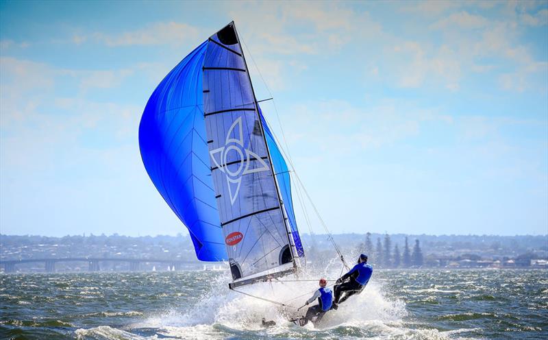 Noakes 2nd Place - 113th Botany Bay Championships photo copyright SailMedia taken at Manly 16ft Skiff Sailing Club and featuring the 16ft Skiff class