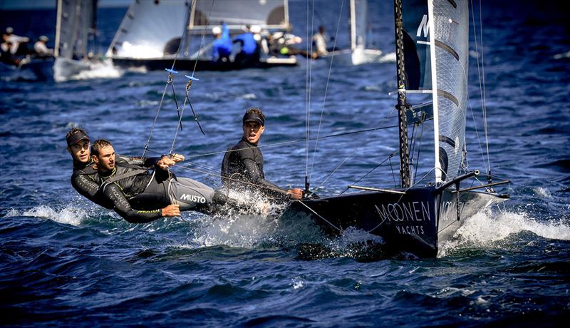 Manly 16ft Club Championship photo copyright SailMedia taken at Manly 16ft Skiff Sailing Club and featuring the 16ft Skiff class