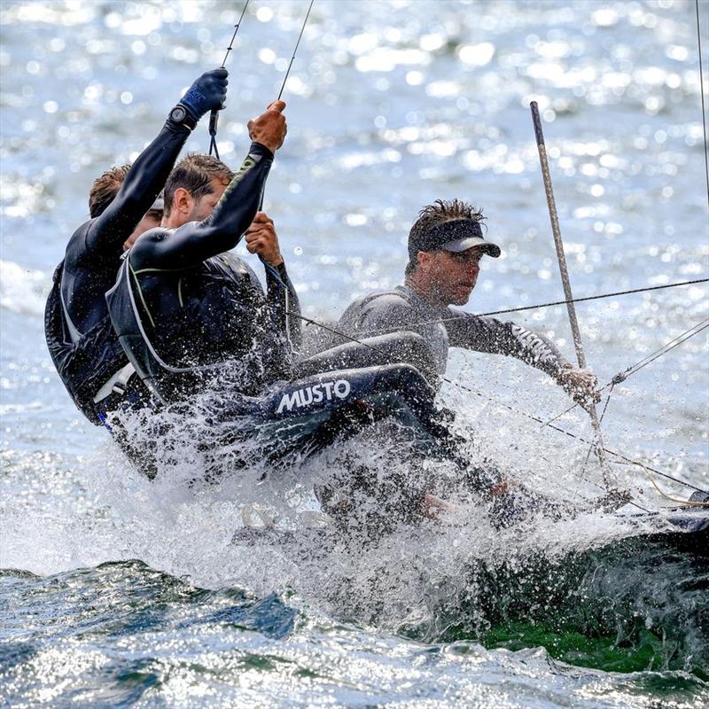 13' & 16' Skiff National Championships Day 3 - Moonen Yachts photo copyright SailMedia taken at St George Sailing Club and featuring the 16ft Skiff class