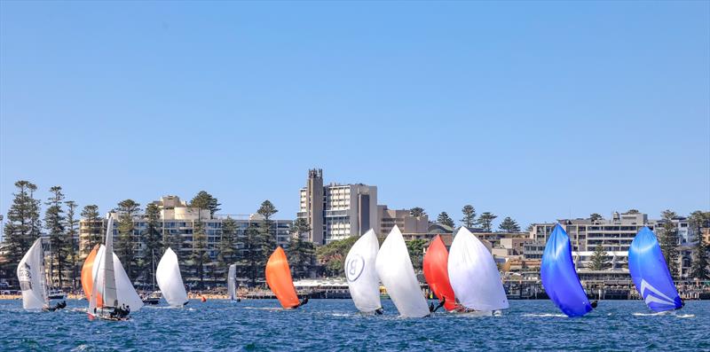 Manly 16 Club Championship Heat 3 photo copyright Michael Chittenden SailMedia taken at Manly 16ft Skiff Sailing Club and featuring the 16ft Skiff class