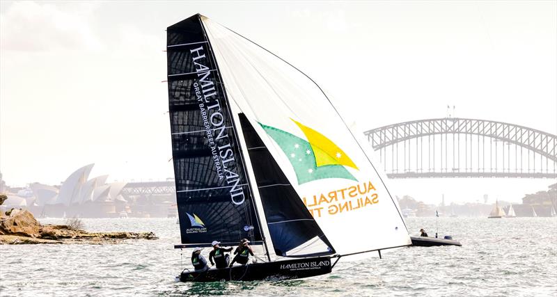 Port Jackson Championships - AST photo copyright Michael Chittenden SailMedia taken at Manly 16ft Skiff Sailing Club and featuring the 16ft Skiff class