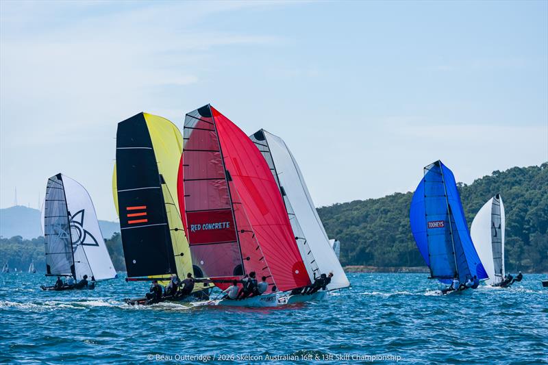 Skelcon Australian 16ft & 13ft Skiff Championship Day 1 - photo © Beau Outteridge
