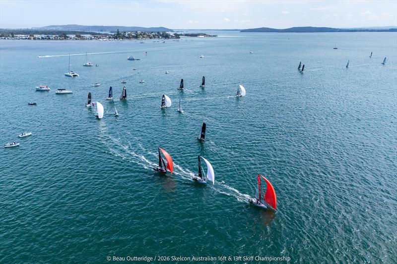 Skelcon Australian 16ft & 13ft Skiff Championship Day 1 - photo © Beau Outteridge