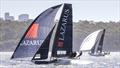 Lazarus and Vaikobi on the first spinnaker run - 18ft Skiff Club Championship Race 1 and SIXT Spring Championship Race 2