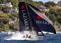 Heading for the finish line off Double Bay last Sunday