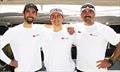 Lazarus team, from left Tim Westwood, Tom Cunich, Marc Chapon
