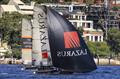 JJ Giltinan 18ft Skiff World Championship 2026 Race 8 - Lazarus leads under spinnaker