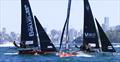 JJ Giltinan 18ft Skiff World Championship 2026 Race 9 - Racing for the early lead to the Beashel Buoy weather mark