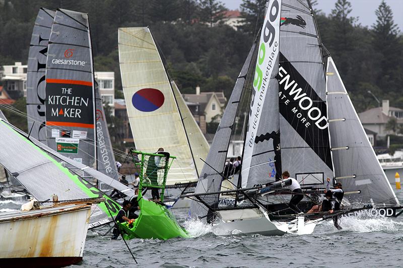 Sydney City Marine hit Viagogo during the 3-Buoys Challenge Series race 5 start - photo © Frank Quealey