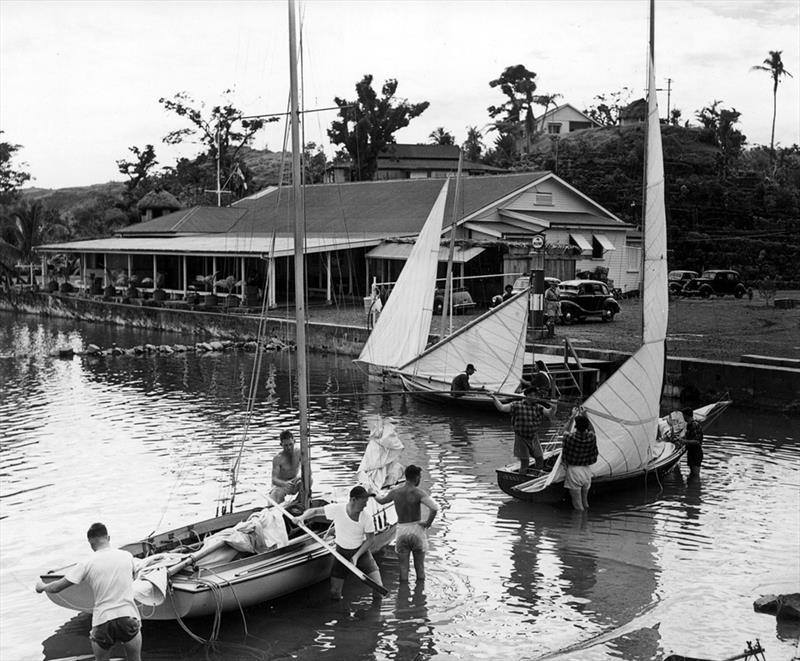 Royal Suva Yacht Club when Fiji hosted the 1952 JJ Giltianan 18 Footer Championship - photo © 18ft Skiff Class