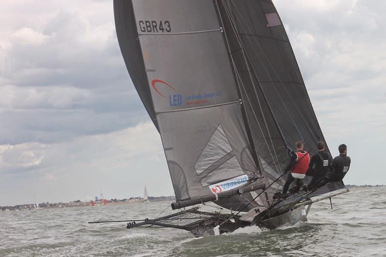 18ft Skiff Nationals at GJW Direct SailFest photo copyright SailRacer taken at  and featuring the 18ft Skiff class