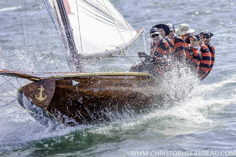 Historical Skiff Australian Championship in Sydney - photo © Christophe Favreau / www.christophefavreau.com