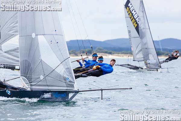 18ft Skiff Nationals at Parkstone - photo © David Harding / www.sailingscenes.com