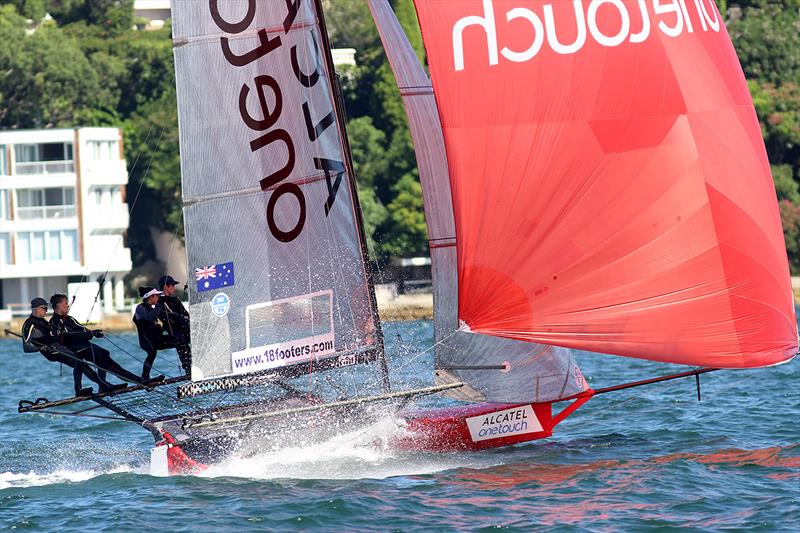 Alcatel One Touch crew on the way to victory in the 2016 Queen of the Harbour - photo © Frank Quealey