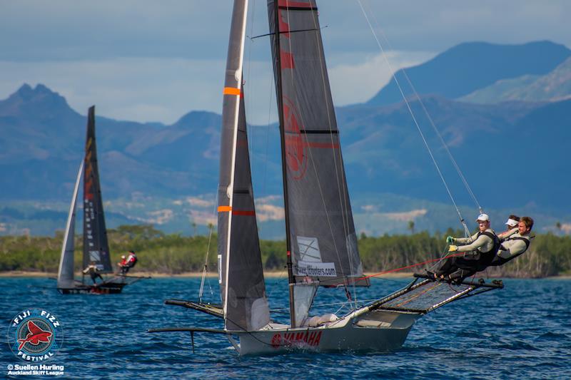 18ft Skiff Mark Foy Championship at Denarau, Fiji day 2 - photo © Suellen Hurling / Auckland Skiff League