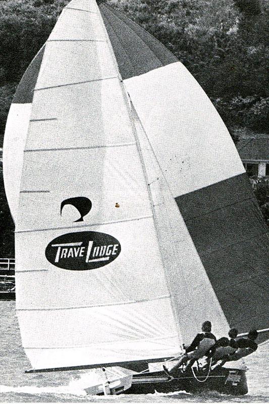 Terry McDell's Travelodge New Zealand totally dominated the 1974 championship at Auckland photo copyright Archive taken at  and featuring the 18ft Skiff class