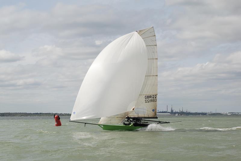 UK 18ft Skiff Grand Prix Round 1 at Calshot photo copyright Marcus Roberts taken at  and featuring the 18ft Skiff class