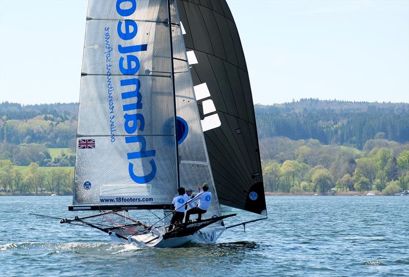 18ft Skiff European Grand Prix Round 1 at Ammersee photo copyright Frank Reger / DSC taken at  and featuring the 18ft Skiff class