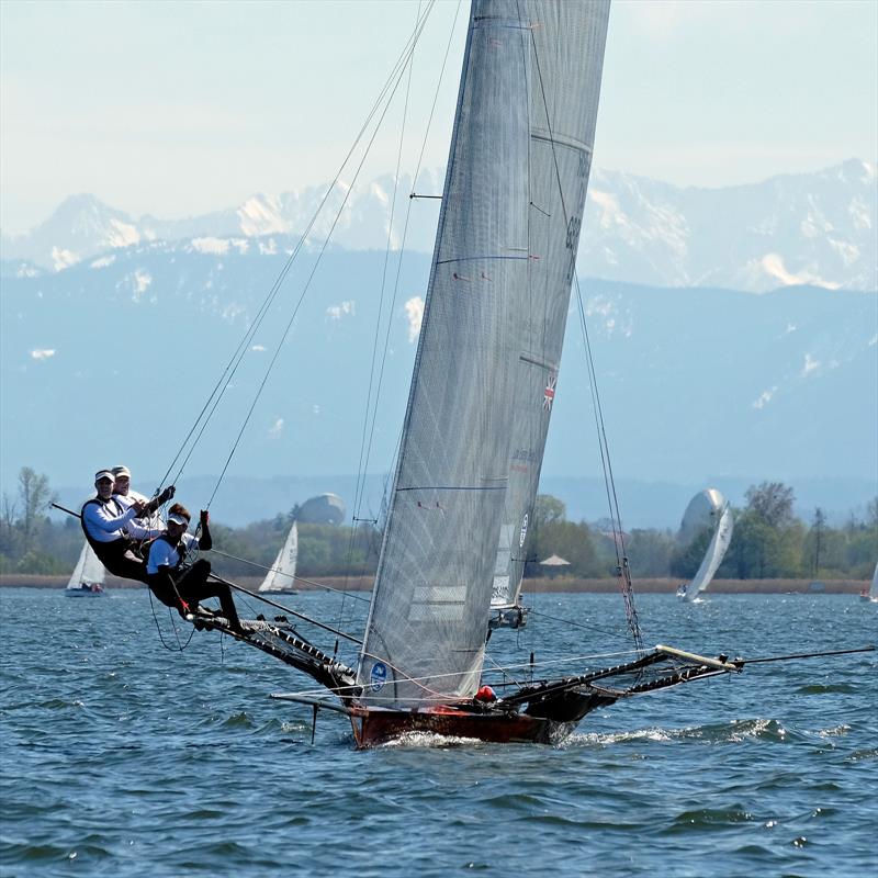 18ft Skiff European Grand Prix Round 1 at Ammersee photo copyright Frank Reger / DSC taken at  and featuring the 18ft Skiff class