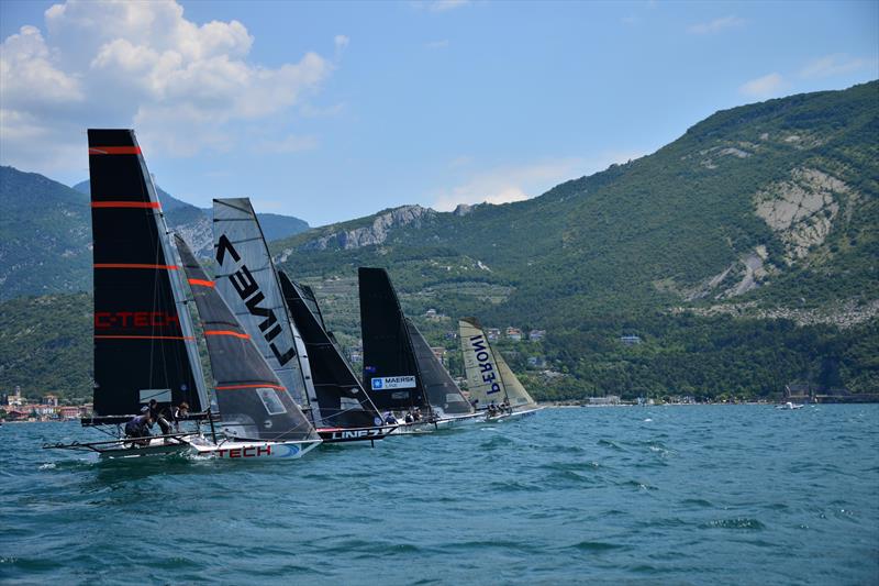 18ft Skiff Europeans on Lake Garda photo copyright Martin Ruegg taken at Circolo Vela Arco and featuring the 18ft Skiff class