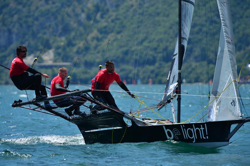 18ft Skiff Europeans on Lake Garda photo copyright Martin Ruegg taken at Circolo Vela Arco and featuring the 18ft Skiff class