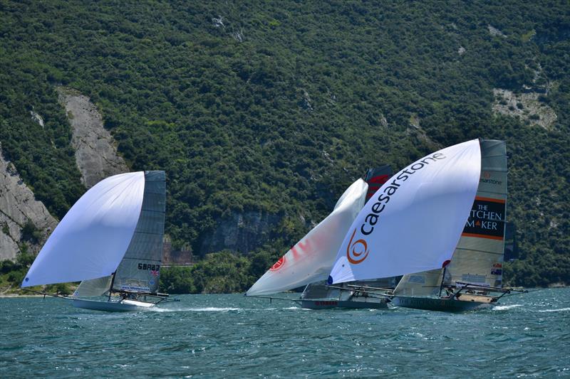 18ft Skiff Europeans on Lake Garda photo copyright Martin Ruegg taken at Circolo Vela Arco and featuring the 18ft Skiff class