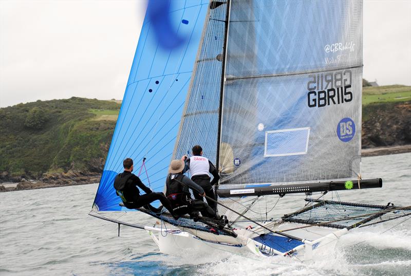 18ft Skiff UK Nationals at Plymouth day 1 photo copyright Keith Kendall taken at Mount Batten Centre for Watersports and featuring the 18ft Skiff class