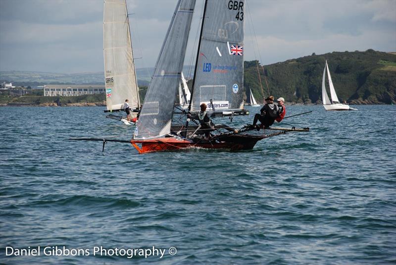 18ft Skiff UK Nationals at Plymouth day 3 photo copyright Daniel Gibbons taken at Mount Batten Centre for Watersports and featuring the 18ft Skiff class