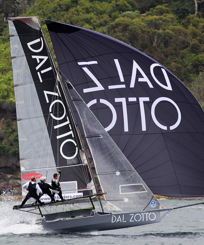 Dal Zotto was impressive early on in race 1 of the 18ft Skiff Club Championship on Sydney Harbour photo copyright Frank Quealey taken at Australian 18 Footers League and featuring the 18ft Skiff class