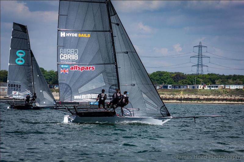 Allspars 18ft Skiff Solent Grand Prix Series Round 3 - photo © James Head Photography