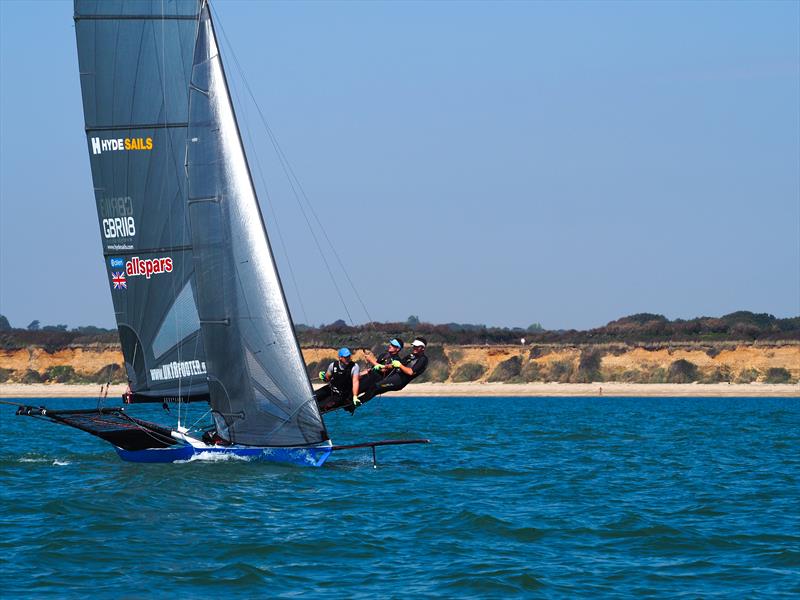 Allspars 18ft Skiff Solent Grand Prix Series Round 4 photo copyright Harry Sullivan / Kate Sullivan taken at  and featuring the 18ft Skiff class